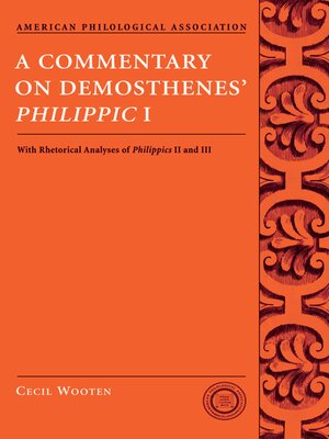 cover image of A Commentary on Demosthenes' Philippic I